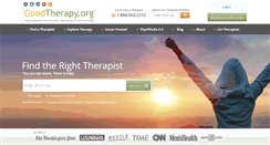 Desktop Screenshot of goodtherapy.org