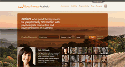 Desktop Screenshot of goodtherapy.com.au